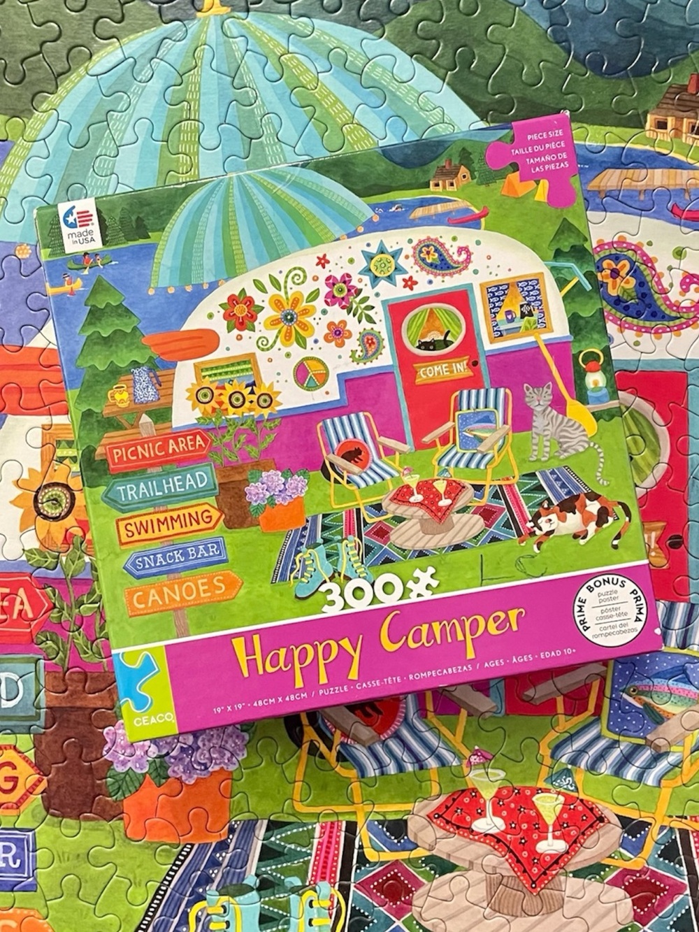 🧩 Happy Camper 300-Piece Puzzle